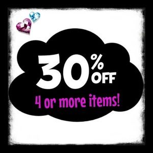 30% Discount Everything must go!!! Please!! lol