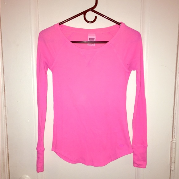 PINK Long-sleeve Thermal Top