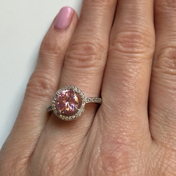 Jewelry - NWOT .925 Pink Stone Ring
