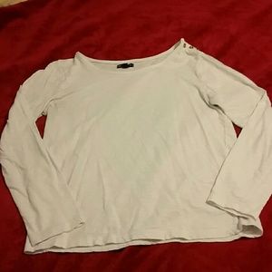 Gap white boat neck tee