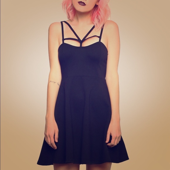 Gypsy Warrior cage mini dress