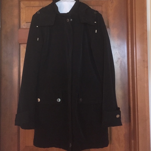 Jones New York black outdoor jacket.