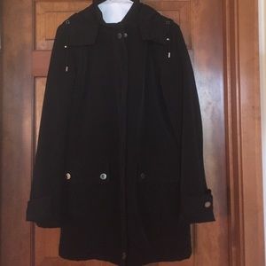 Jones New York black outdoor jacket.