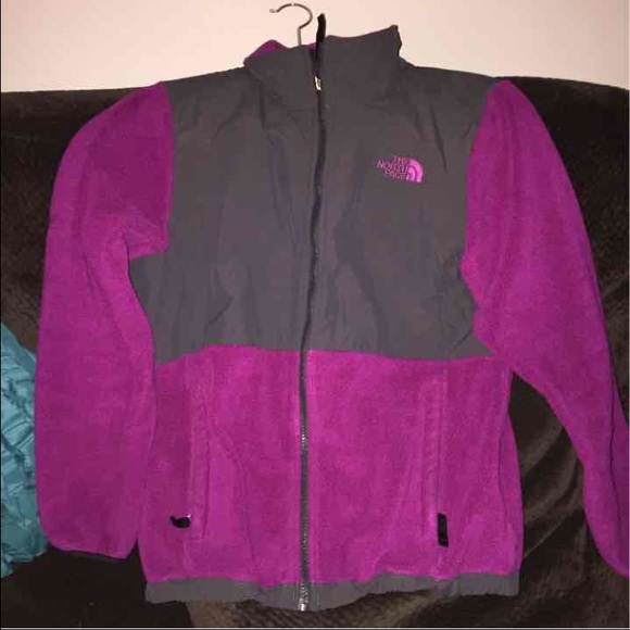 Purple women's small North Face Denali jacket!