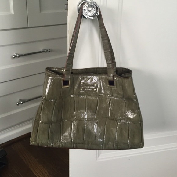 kate spade Handbags - Kate Spade Crocodile Embossed Shoulder Bag
