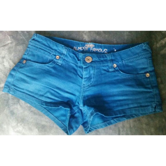 Blue shorts