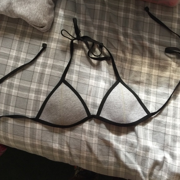 RARE gray Triangl bikini