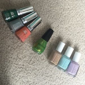 Assortment nail polish Essie,Revlon, Sinful Colors