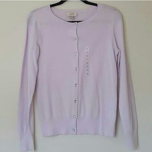 Ann Taylor LOFT Jewel Button Cardigan