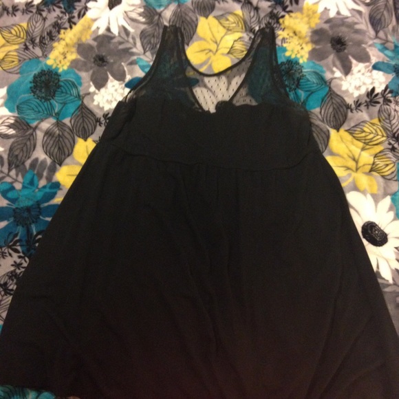 Torrid Mesh Illusion Heartline Babydoll Dress