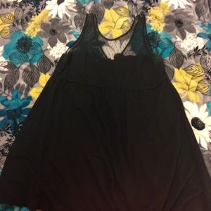 Torrid Mesh Illusion Heartline Babydoll Dress