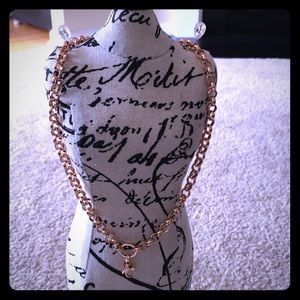 Origami Owl rose gold rolo chain 18" - 20"