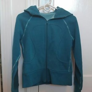 Lululemon Peacock Blue Scuba Hoodie