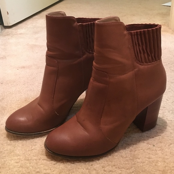 Zara Booties Brown