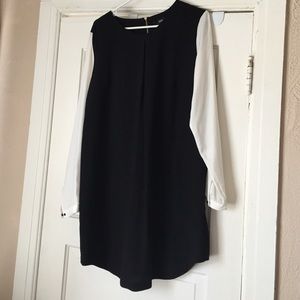 Black and white dress