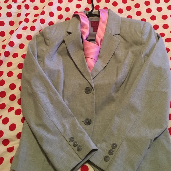 Ash grey petite women's blazer - Picture 1 of 4