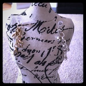 Locket extenders one gold, one silver