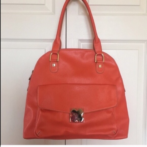 Liz Claiborne Handbags - LIZ CLAIBORNE ORANGE HANDBAG