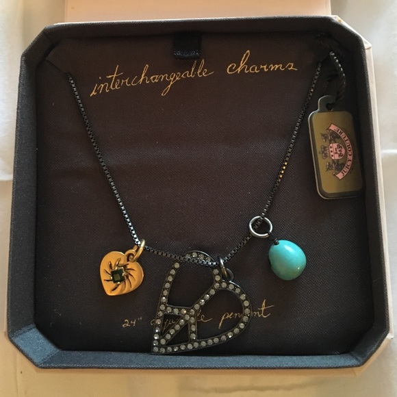 Juicy Couture Adjustable Pendant Necklace