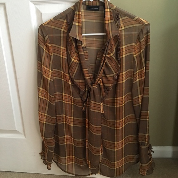SALE! NY&Co flannel long sleeve shirt - size 4