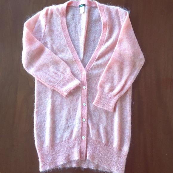 J. Crew Mohair Three-quarter Sleeve Cardigan