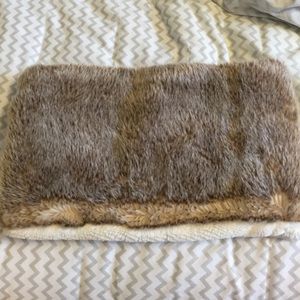 Faux fur neck warmer