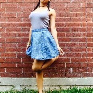 Polkadot circle skirt