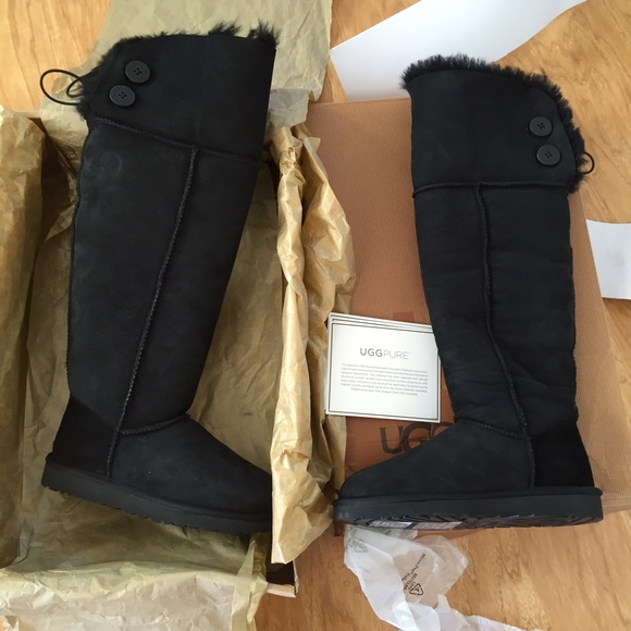 UGG over the knee Bailey button boots Sz 8 new - Picture 2 of 4