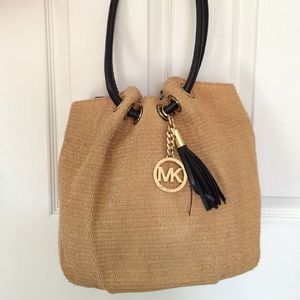 Michael Kors straw bag