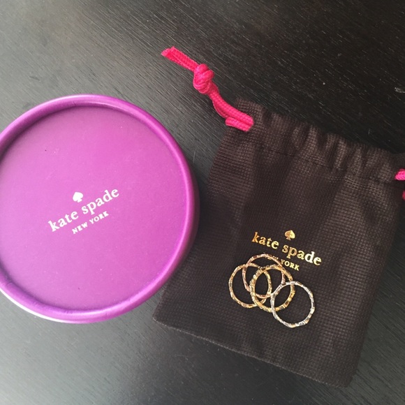 kate spade Jewelry - Price drop' Kate Spade mini bow ring set