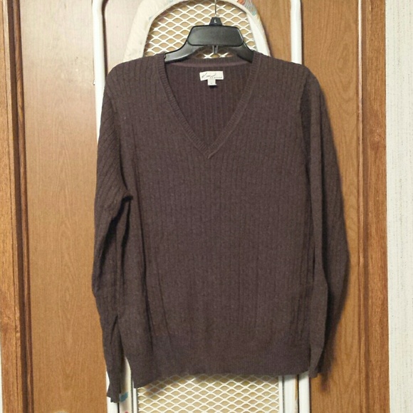 Chocolate v neck sweater