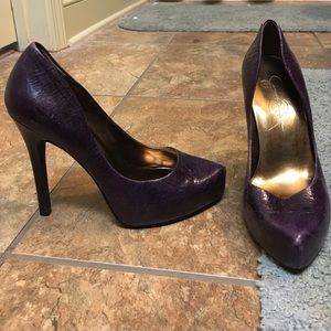 Purple Jessica Simpson pumps