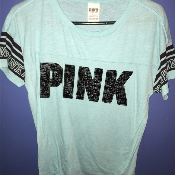 Pink bling tee