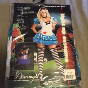 Woman's wonderland delight costume size XL