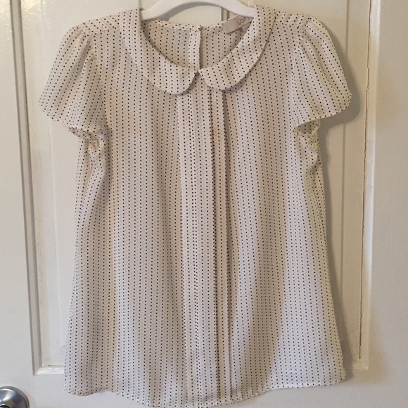 LOFT Adorable Dot Blouse