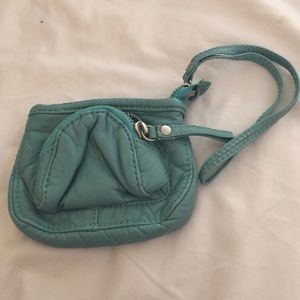 American Eagle Turquoise Wristet