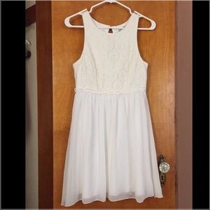 Speechless white colored dress