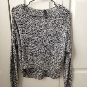 Oversized knit sweater