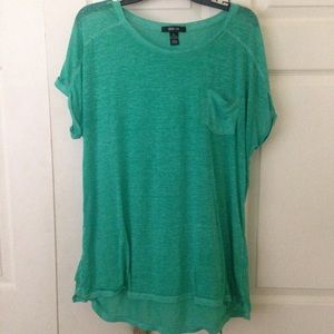 Style and Co Teal Tee-shirt Blouse
