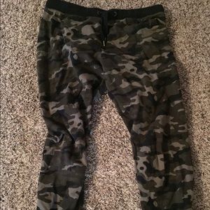 Forever 21 camo joggers