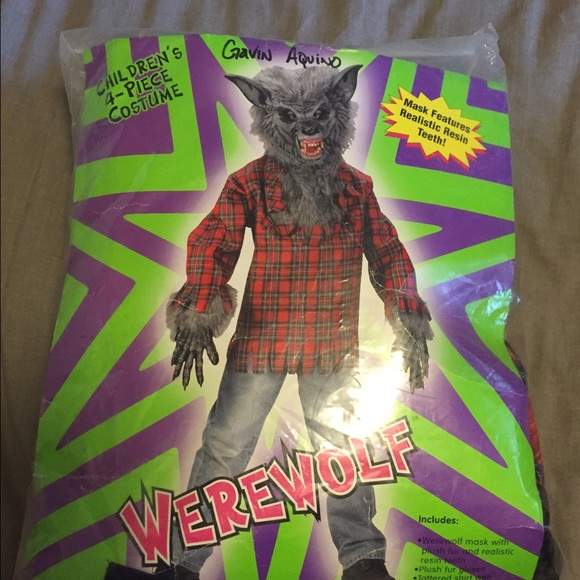 Boys wolf costume size L12/14