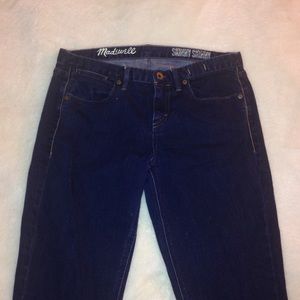 Navy Madewell Skinny Jeans