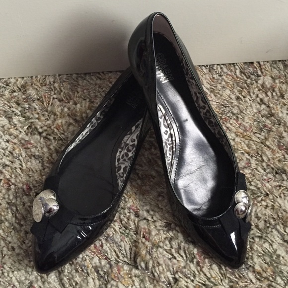 Coach pointed flats