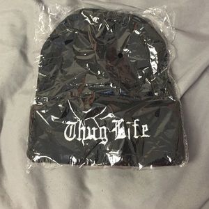 Thug life hat.