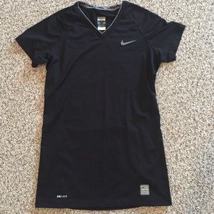 Black Nike Pro workout top