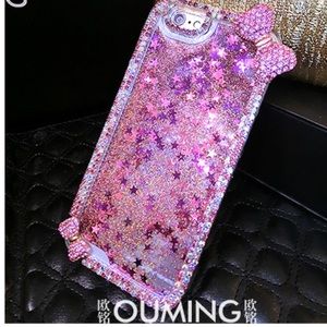 Glitter confetti water iPhone 6 Plus case