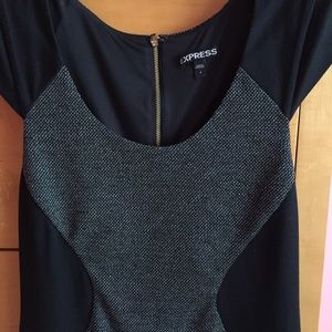 Gray/Black Express Dress