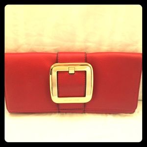 Michael Kors Red Clutch
