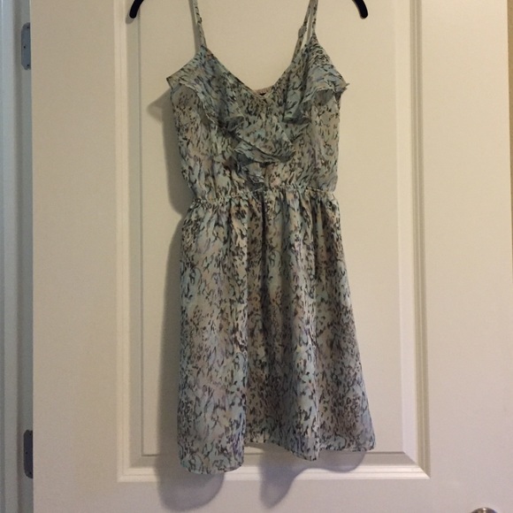 Heartloom blue/grey pattern dress