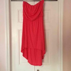 Coral EXPRESS high low dress - Medium